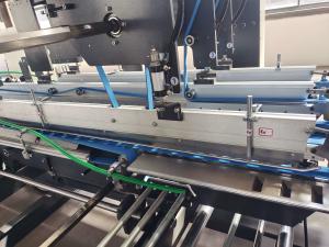 China Automatic Cardboard Folder Gluer Machine 128mm-850mm Box Width factory