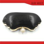 Wholesale bag part accessories 22*11 cm gold iron purse frame with box clutch