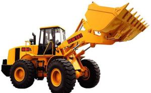 China Pilot Control 5000kg Giant Wheel Loader Machine factory