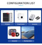 On Grid Solar Cell Power System Home Energy Storage Generator Set 15KW