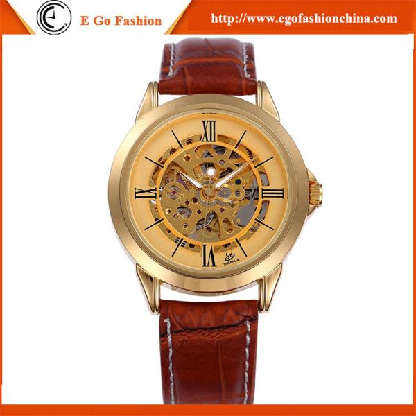 SH10 Vintage Watch for Man Men's Wristwatch Mechnical Movement SHENHUA Leather