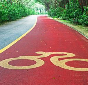 China Wet Pour In Place Rubber Jogging Track factory