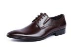 Brand Wingtip Oxford Luxury Mens Leather Dress Shoes , Carved Genuine Leather