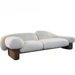 Italian Minimalist Hotel Lobby Furniture Nordic Fabric Cloud Shape Light Luxury