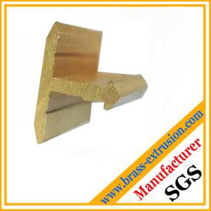 China stairway floor brass extruion sections copper extruion profiles factory