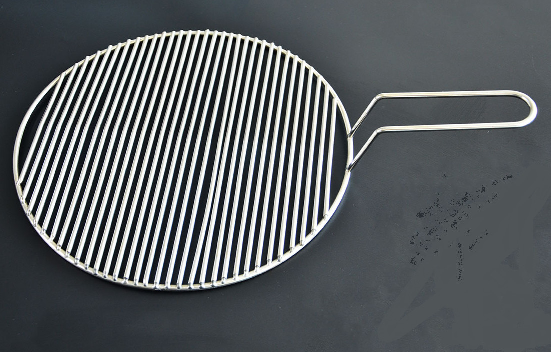 Household Food Grade SS304 450mm Dia Oven Grill Rack , Grill Pan Wire Rack