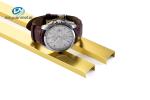 Anodized Aluminum U Profile Channel 0.8-1.2mm Thickness 6063 Alu Material Gold