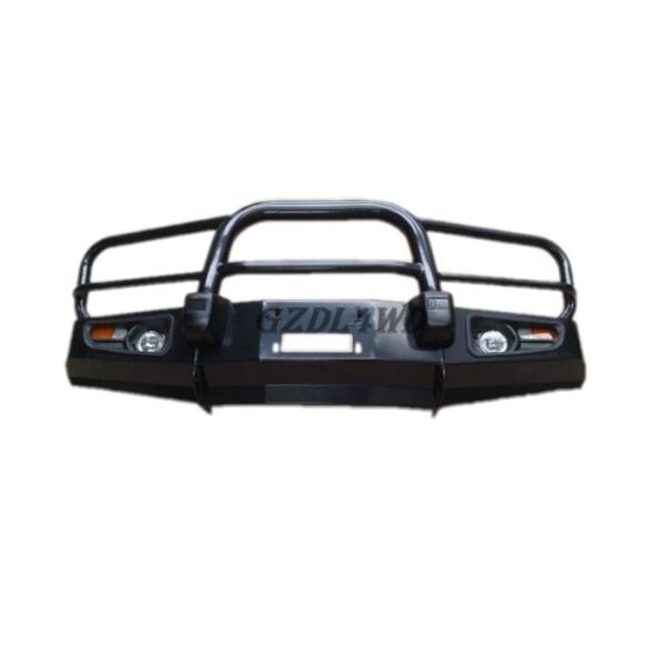 Black Front Bumper Guard Rolled Steel Material For Ford Ranger T7 2015+