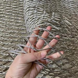China 304 316L High Strength Decorative Hand-Woven Stainless Steel Wire Rope Mesh For Safety Mesh factory