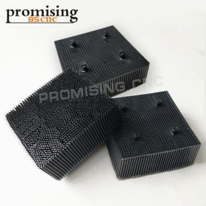 China 92910001 Black Poly bristle 4” X 4” round foot Bristle block For Geber GTXL or S91 Cutter Spare Parts factory