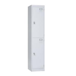 China School 2 Doors Small Metal Lockers For Student Storage Wardrobe factory