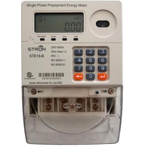 China STS One Phase 60hz 8kV Smart Electricity Meter With CIU on sale