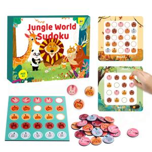 China Magnets Kits Easy Sudoku Puzzle Books , Creative Sudoku Game Book For Preschoolers factory