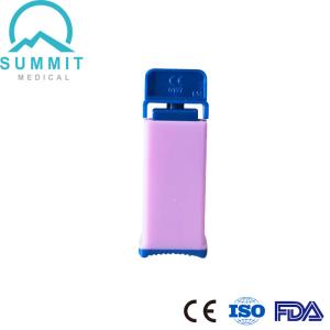China Gamma Sterilized Safety Blood Lancet 28G 1.8mm Purple 100 Per Box factory
