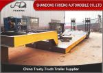 Hydraulic 2 / 3 / 4 Axles Detachable Gooseneck Trailer 50-100 Tons Payload