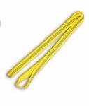 100% Polyester Spanset Round Slings Double Eyes Flat Shape Yellow Color ISO