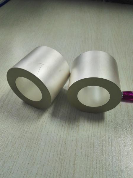 Cylinder Ring Round Piezoelectric Ceramic Discs Positive And Negative In One
