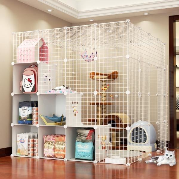 Cat Cage Large Free Space Household Two Cats With Toilet Large Castle Indoor Cat