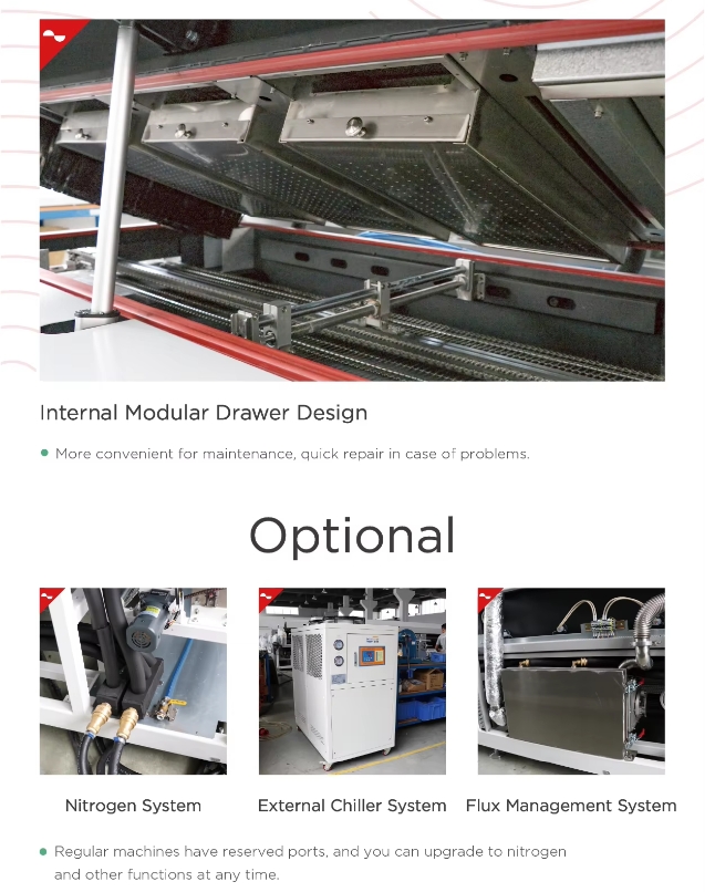 Hot Reflow Soldering Oven Machines For PCB Soldering
