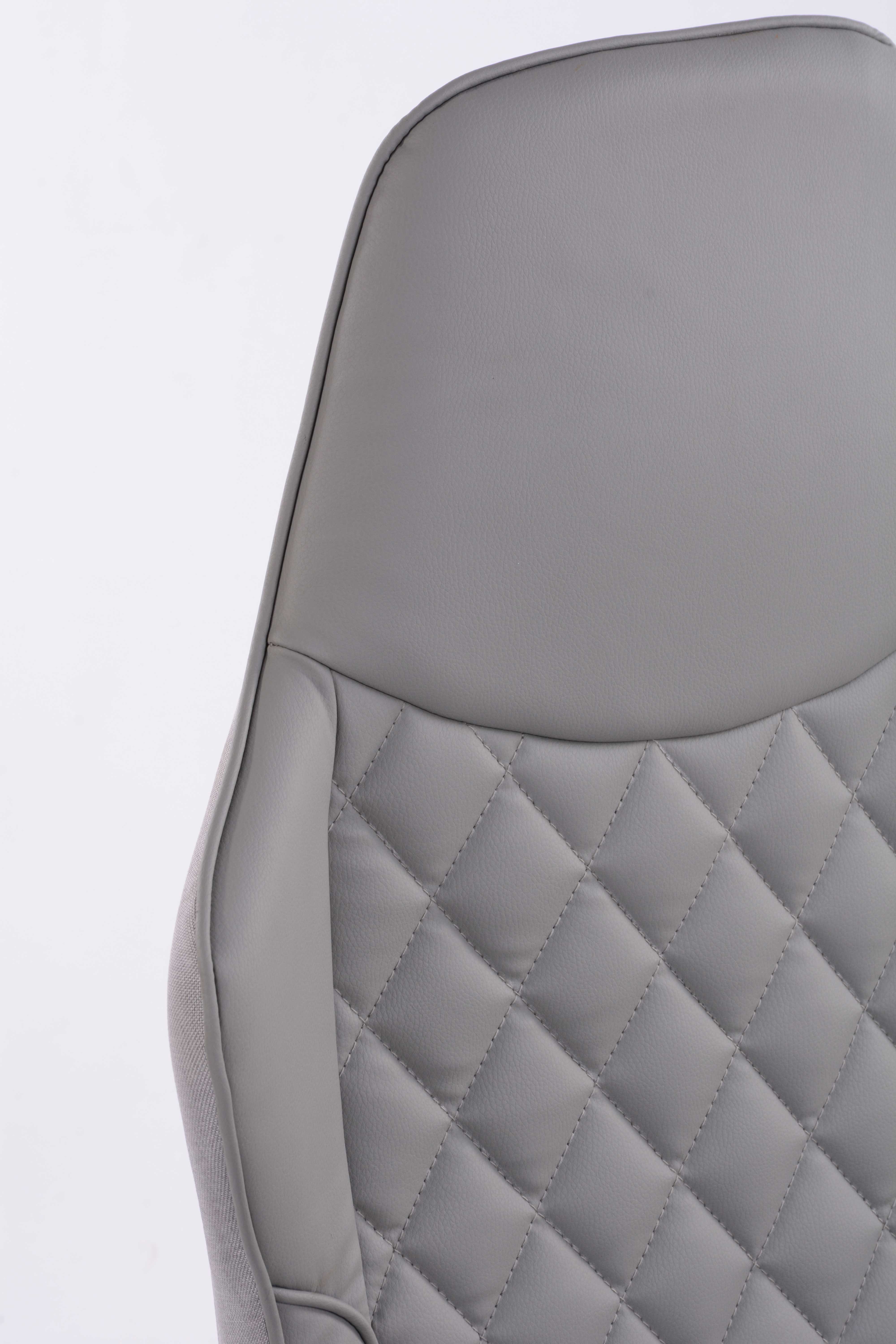 320 White Kd Metal Star Base Revolving Ergonomic Luxury Office Boss Chair with Gaslift