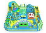 35x35m The Biggest Indoor Playground Inflatable Theme Park For Kids N Adults