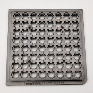 China Through Hole Structure Plastic Cavity Trays For Loading Camera Lens factory