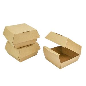 China Reusable Plain Potato Chip Burger And Fries Boxes Packaging Custom factory