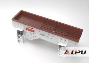 China Vibration Frequency 970 r/min Vibrating Feeder in Sandstone Production Line factory