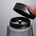 300ml Scented Tea Glass Storage Jars With Double Sealing Cover