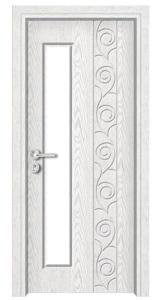 China AB-GM6034 PVC-MDF glass door factory