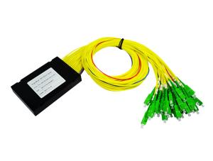 China 2 x 32 PLC Single Mode Fiber Splitter Environmental For Fiber to Home factory