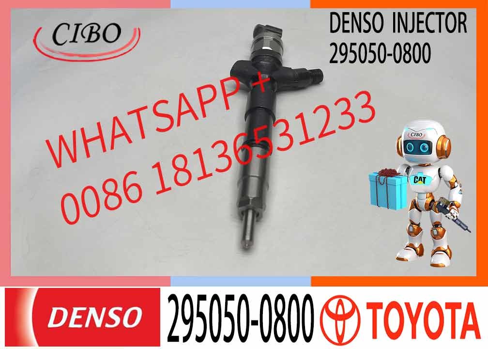 New Common Rail Injector 295050-0800 295050-0801 295050-0802 for 1KD 2KD Diesel Nozzle Assembly High Quality