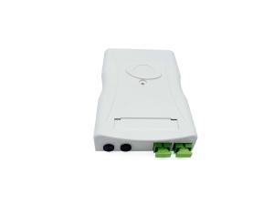 China 2 Port Plastic FTTH Wall Mount IP30 Optical Termination Box factory