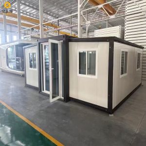 Steel Prefab Expandable Container House with Glass Wool Wall Panels
