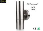 Stainless Steel Outdoor Twin-head LED Wall Light 6W 10W AC220V 3 years warranty