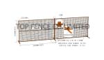 3D wire mesh fence panels