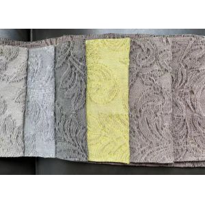 280cm Cotton Linen Jacquard Fabric 100% Polyester Tear Resistant