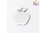 26x32MM DIY Apple Shaped Stainless Steel Pendant