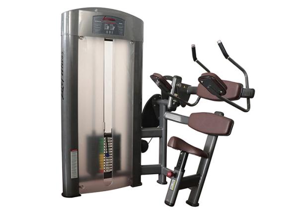 ISO Commercial Grade Gym Equipment , Seated Abdominal Crunch Fitness Exercise