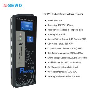 SEWO-X6 Smart Parking System with RS485 Communication 1200m Distance and 4800bps