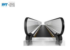 China Energy Saving Moving Walk Escalator 10° Inclination Aluminum / Stainless Steel Step factory