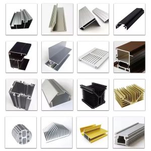 China Electrophoresis 6063 Aluminium Door Frame Profile Extrusion Customized on sale