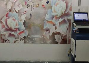 China CMYK CE 2880DPI Wall Mural Printing Machine factory