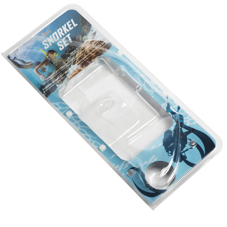 Professional PVC Snorkel Tube and Plastic Frame Mask Set for Underwater Excursions Snorkel Mask Set