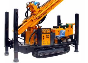 China Rocky Strata Deep Hard Stone 200 Meters Water Well Drilling Rig ST 200 factory