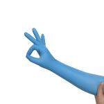 High Quality Free Samples Sky Blue Disposable Wholesale Medic Powder Free Long