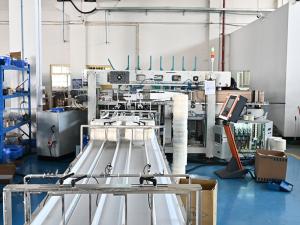 China ISO CE 200packs/Min 1 Layer HMI Toilet Paper Roll Machine factory