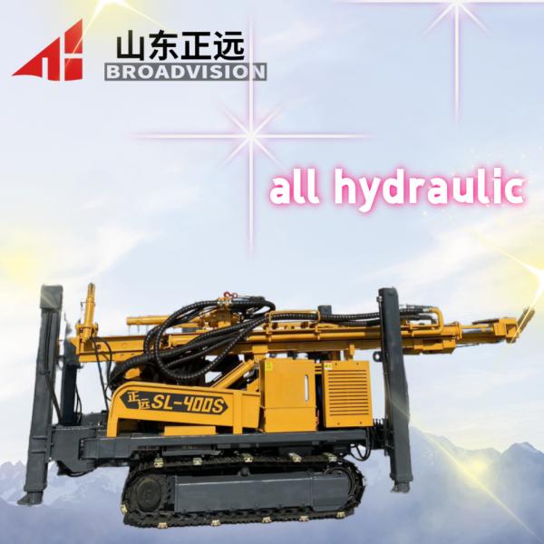 China SL400S Crawler-type Water Well Drilling Rig Offers Multiple Functions With Low Comprehensive Cost And Easy Operation. factory