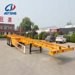 Semi-Trailer 3 Axles 40FT Flatbed/Skeleton Cargo Truck Trailers Container
