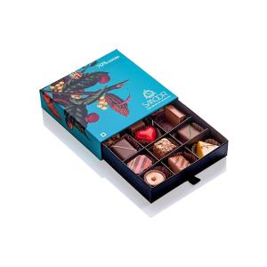 China Drawer Type Chocolate Gift Packaging Boxes , 12 Cavity Chocolate Box For Valentine Day factory
